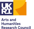 Logo for the Arts and Humanities Research Council, incorporating UKRI logo